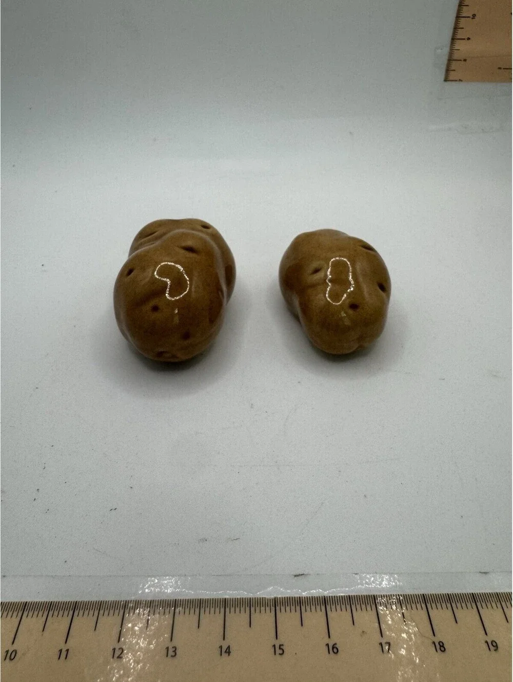 Vintage Potato Salt and Pepper Shakers
